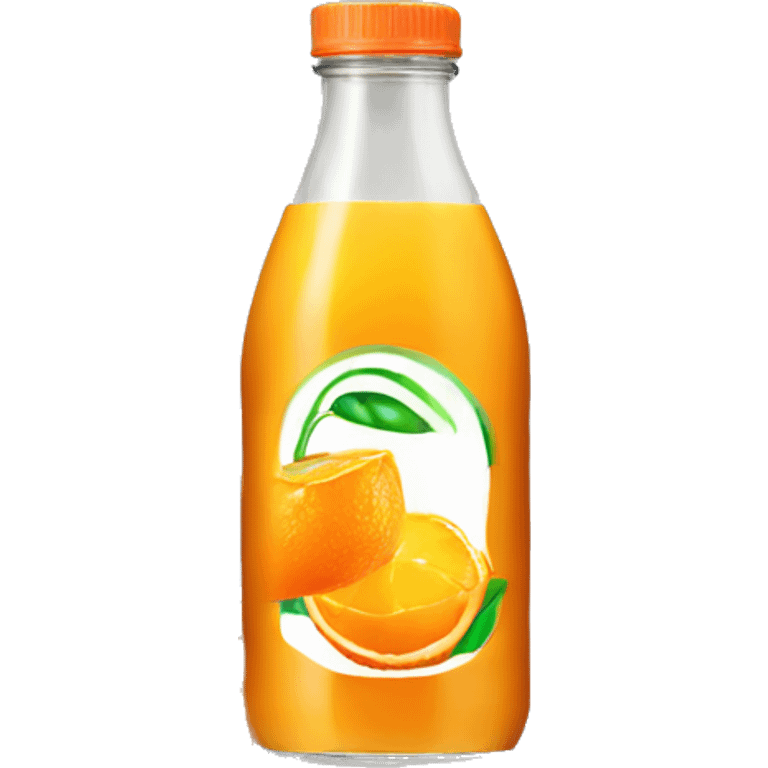 orange juice bottledrink bottle with cap popping off emoji