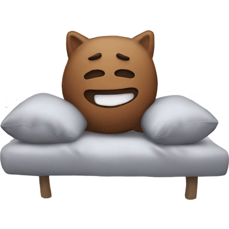 Aesthetic cozy cushion  emoji