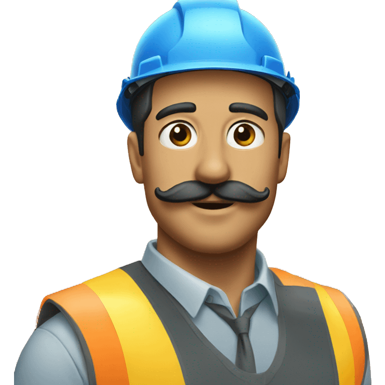 construction crane mustache emoji