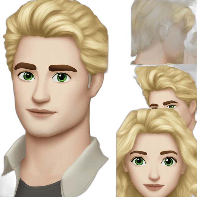 edward cullen blonde hyper realistic  emoji