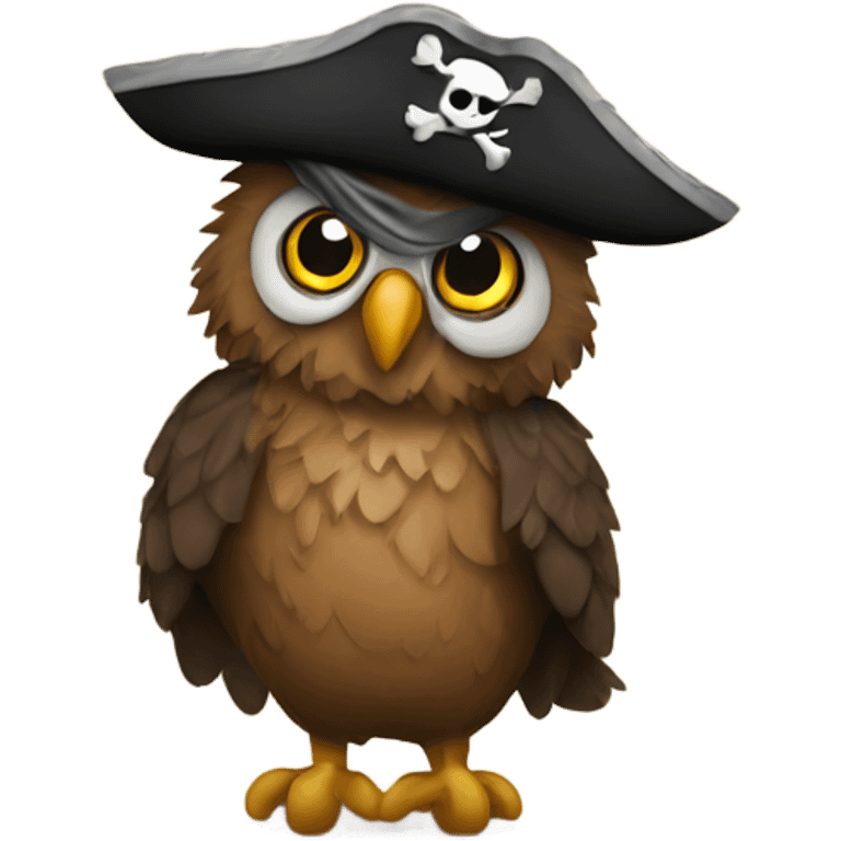 pirate owl emoji