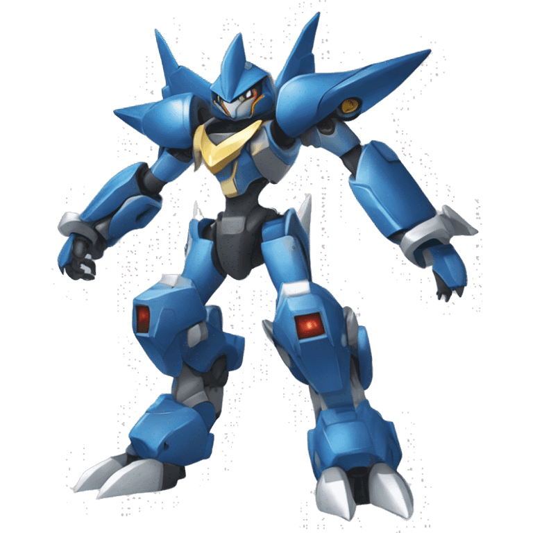 Sharpedo-Gabite-Lucario-Medabot-Mecha full body emoji