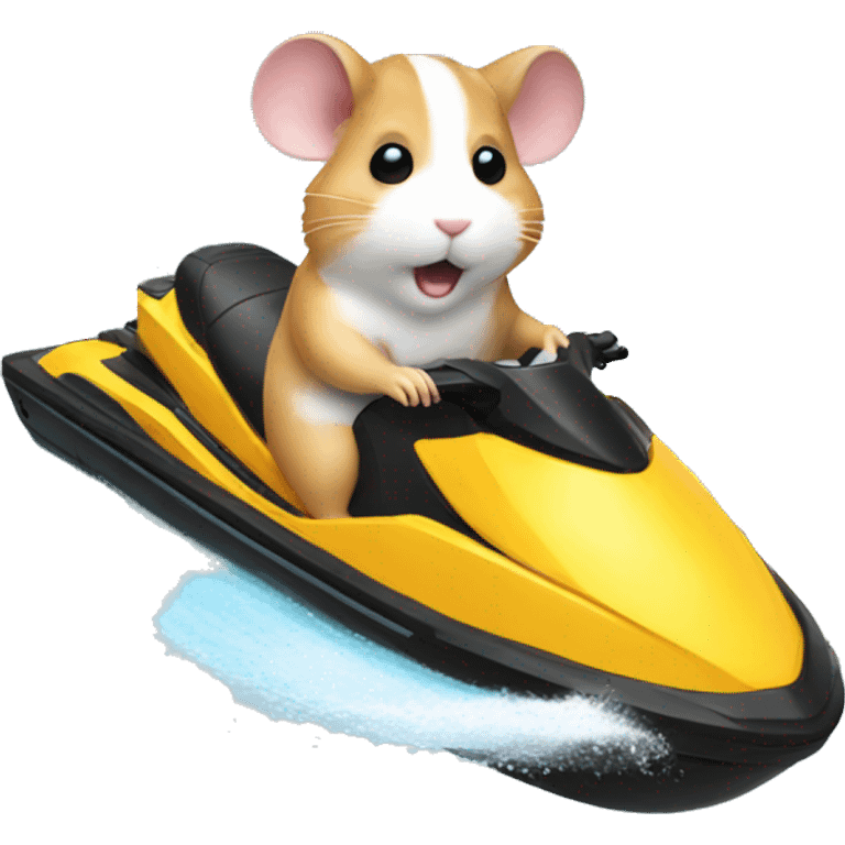 hamster on jetski emoji