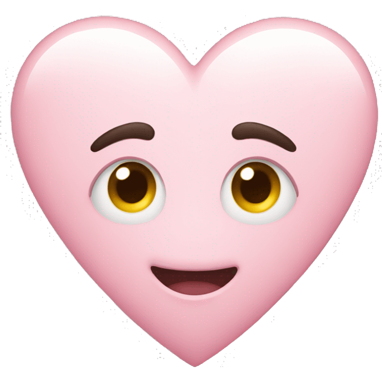 light pink heart emoji