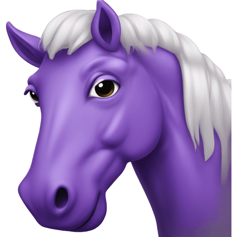 Horse eggplant emoji