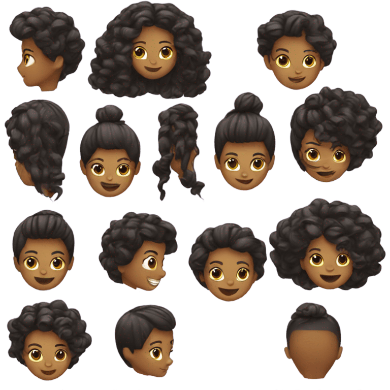 Hair routine emoji