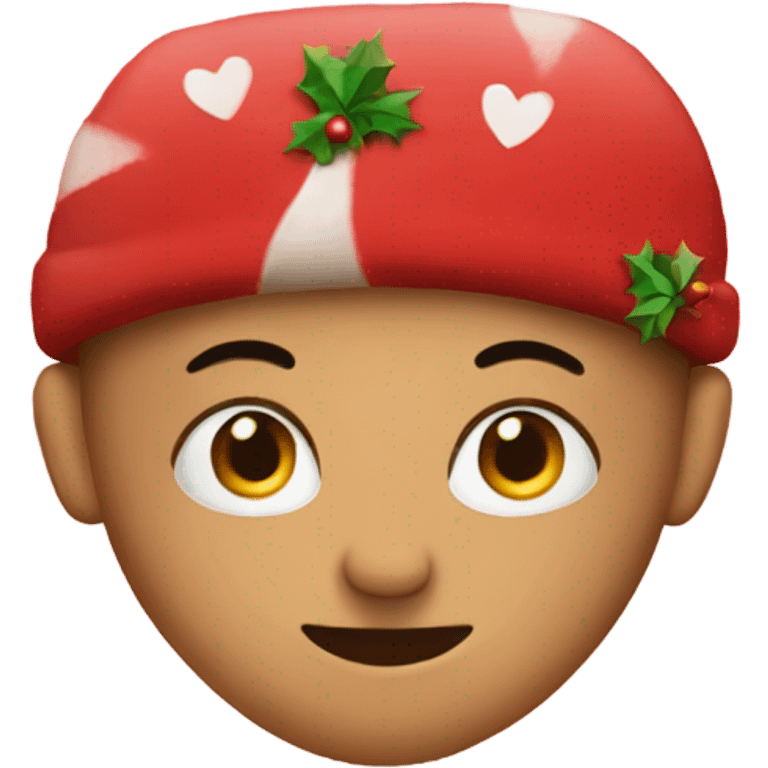 Christmas heart  emoji