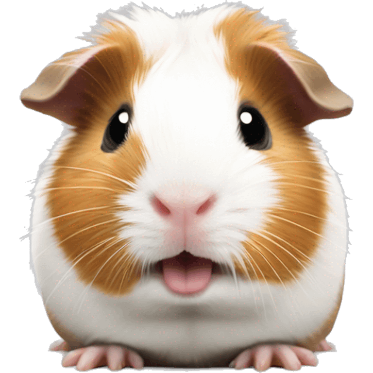 Baby guinea pig with tongue out  emoji