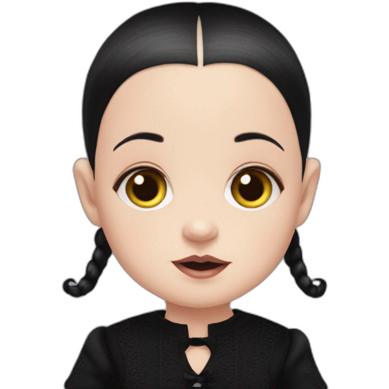 Wednesday Addams baby emoji