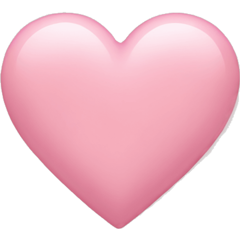 Baby pink heart emoji