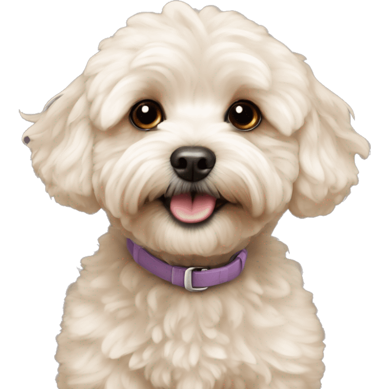 Maltipoo with name “Finik” emoji