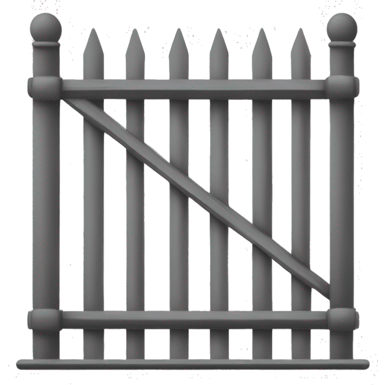 create an emoji in black and white representing a veranda(Balcony). Make it plain and simple without much detail. Make its fence as Glass balustrade. emoji