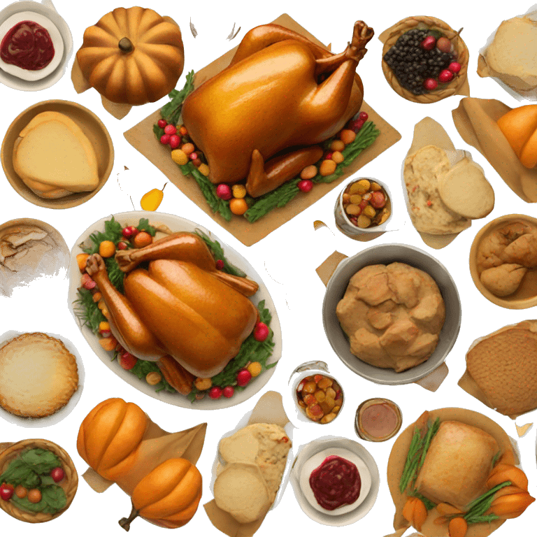 Thanksgiving food emoji