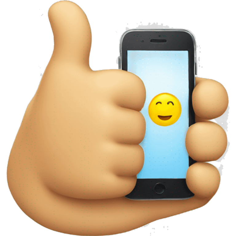 phone thumbs up emoji