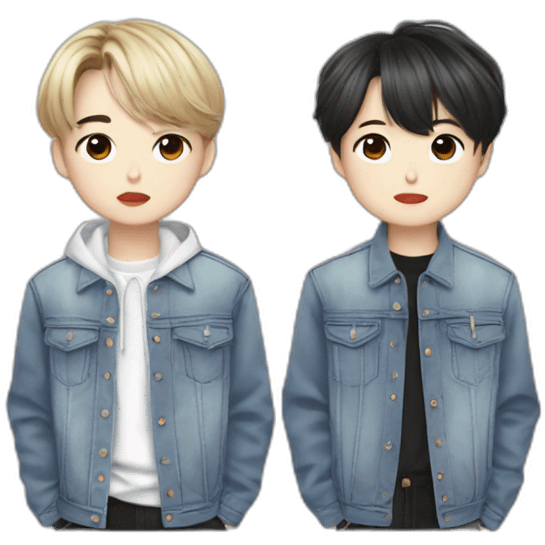 Jimin y suga de bts emoji