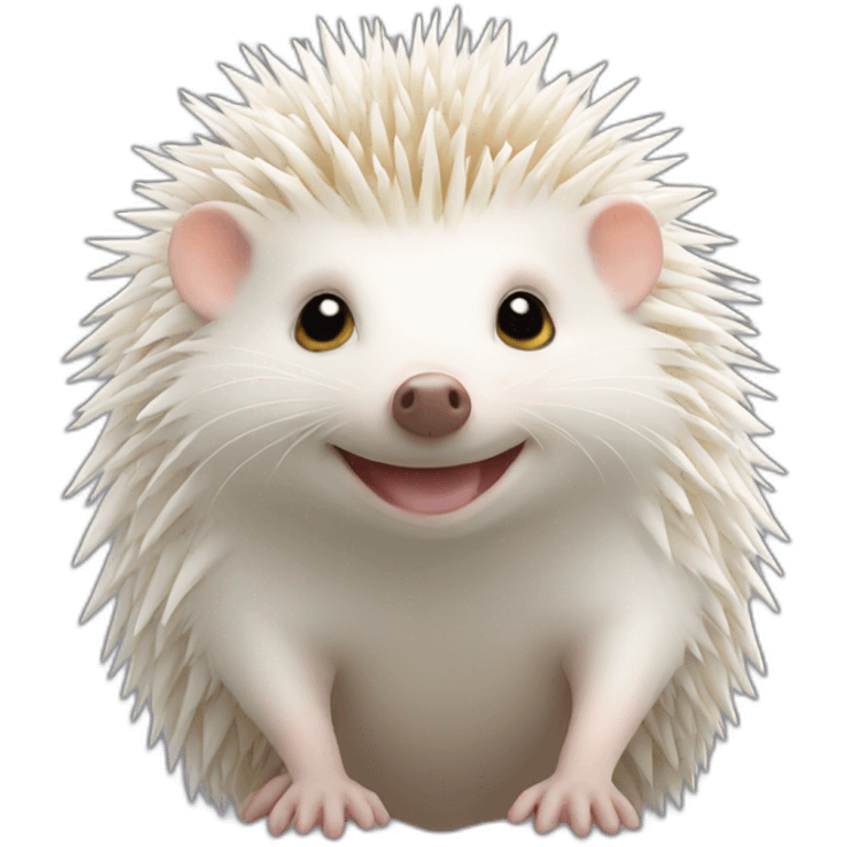 Hedgehog albino emoji