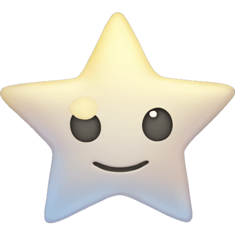 Little star celestial moon emoji