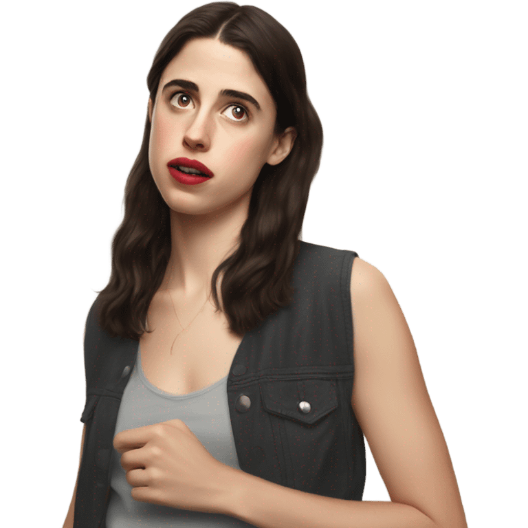 Margaret Qualley substance actress emoji