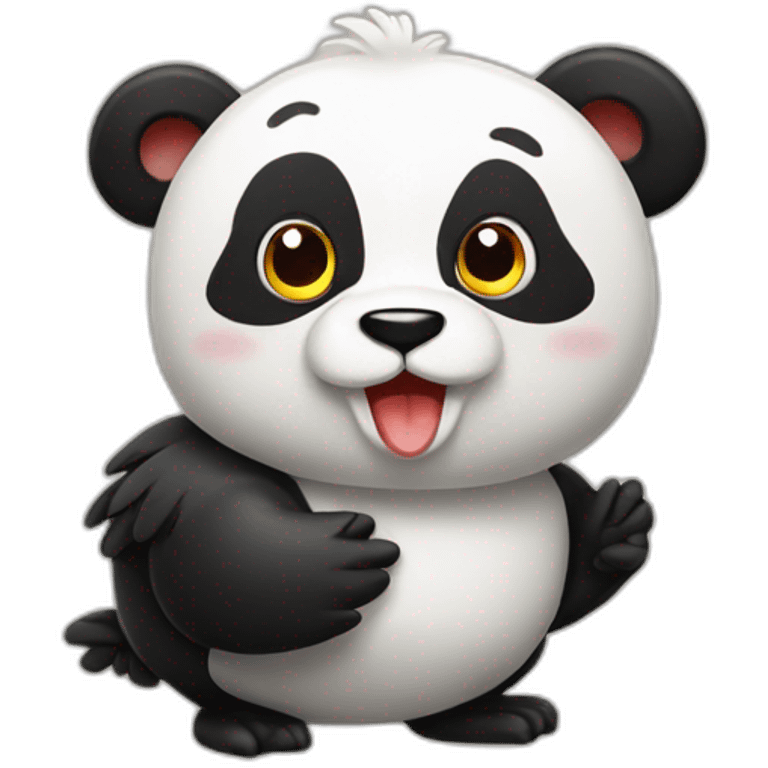 Panda chicken emoji