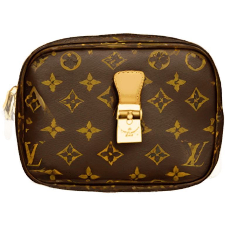 Louis Vuitton cosmetic bag  emoji