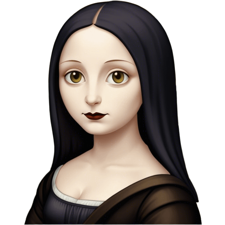 Goth mona lisa emoji