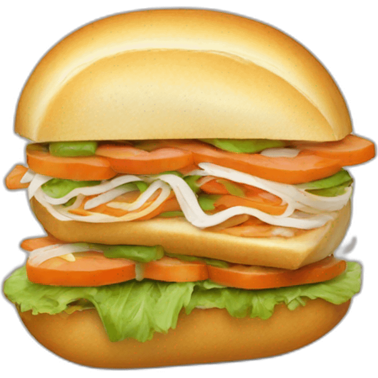 banh mi sandwitch emoji