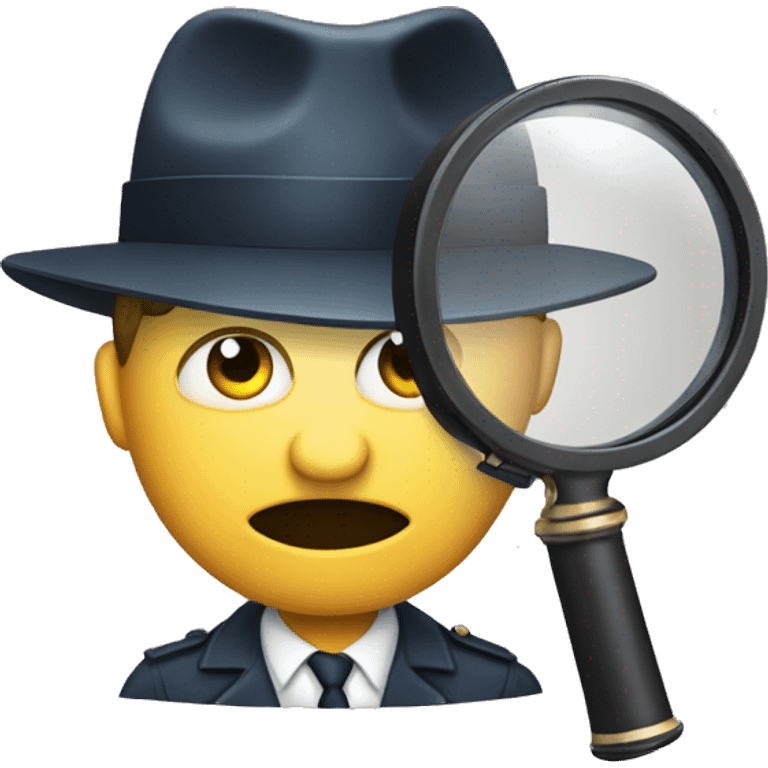 detective with magnifying glass emoji