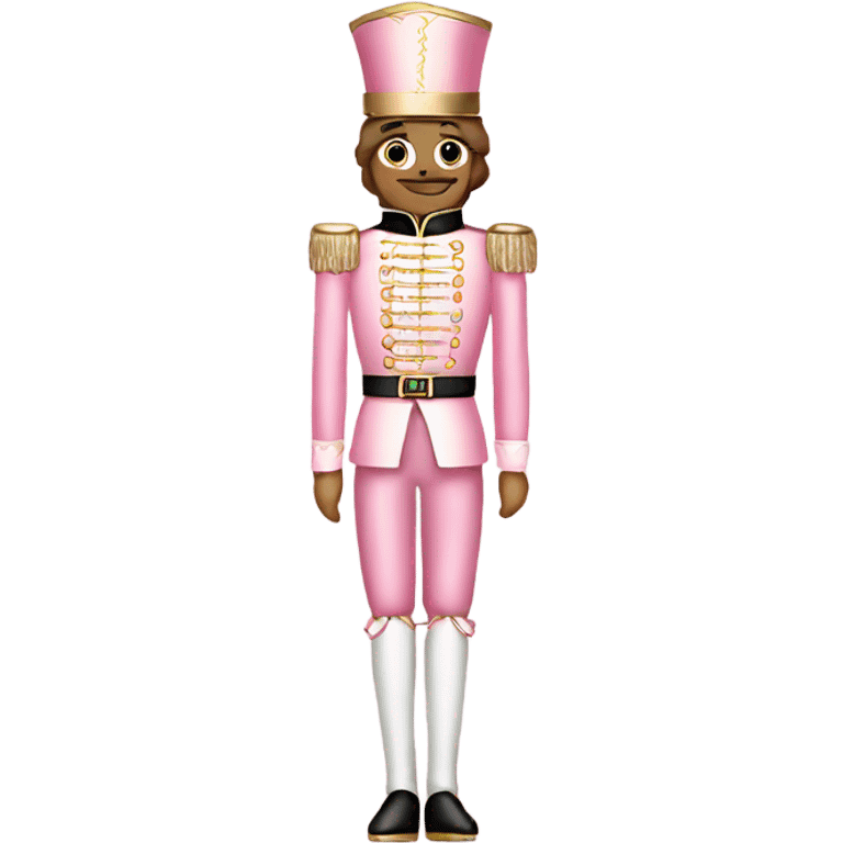 Soft pink nutcracker fullbody emoji