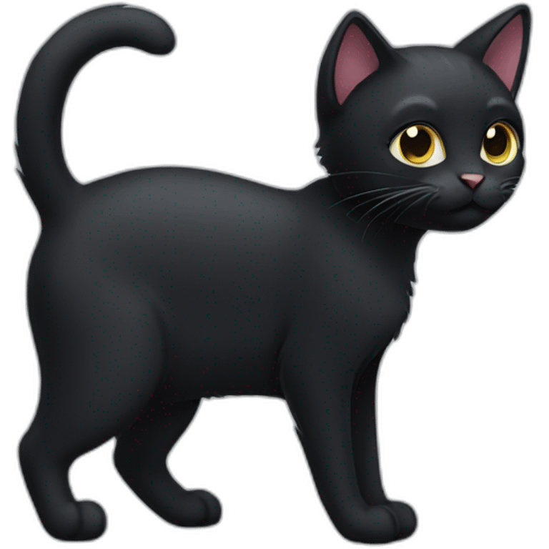 Black cat emoji