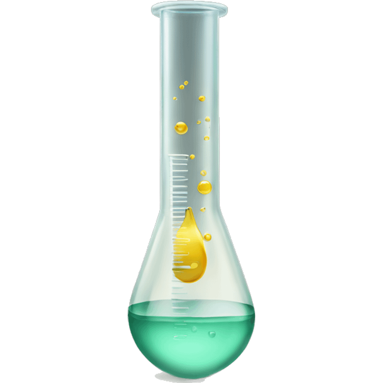 light crude oil in a test tube emoji