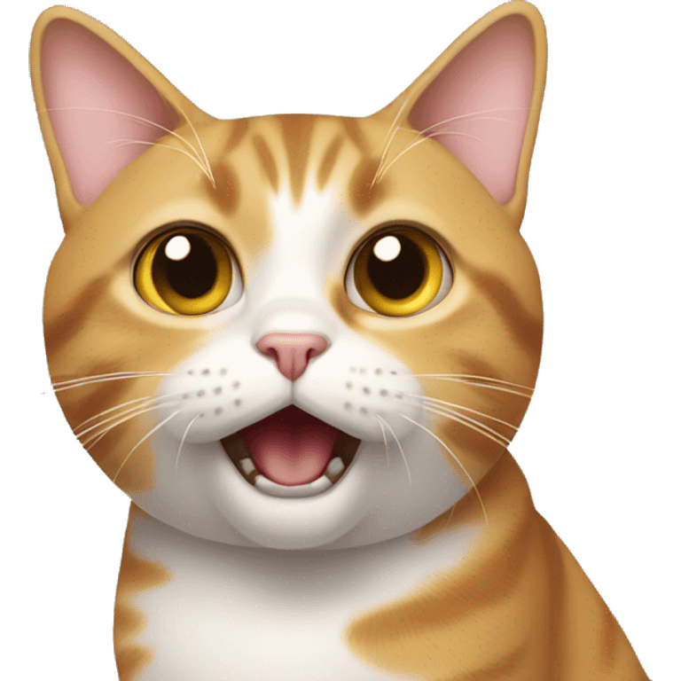 cat shocked emoji