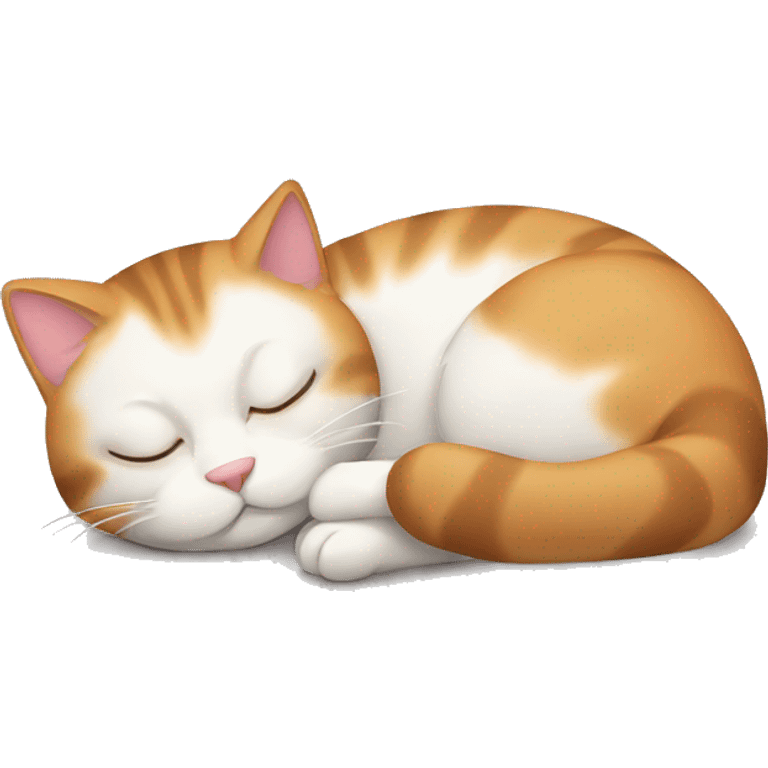 Sleeping cat emoji