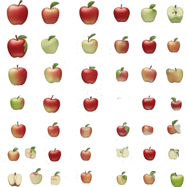 generate a cool apple collection emoji