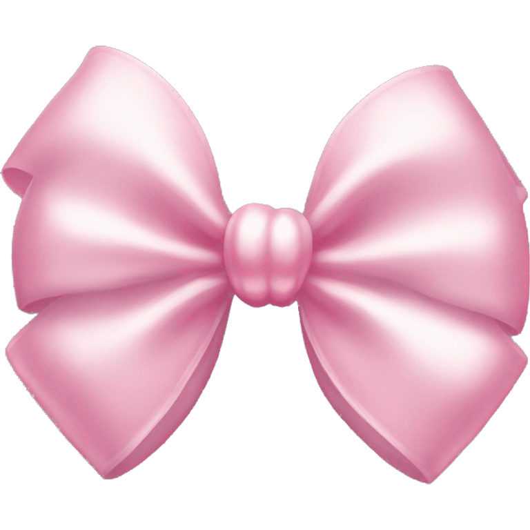 pink pearl bow emoji