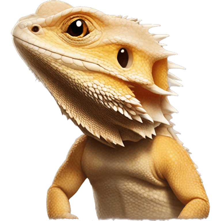 Bearded dragon cute emoji