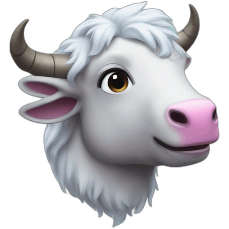 Buffalo unicorn emoji