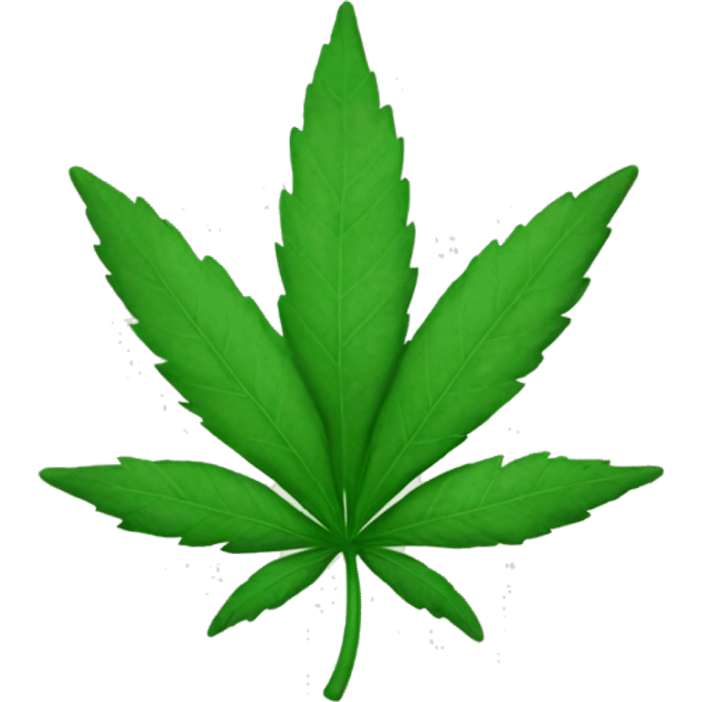 Weed leaf emoji