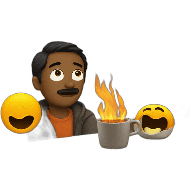 this is fine emoji