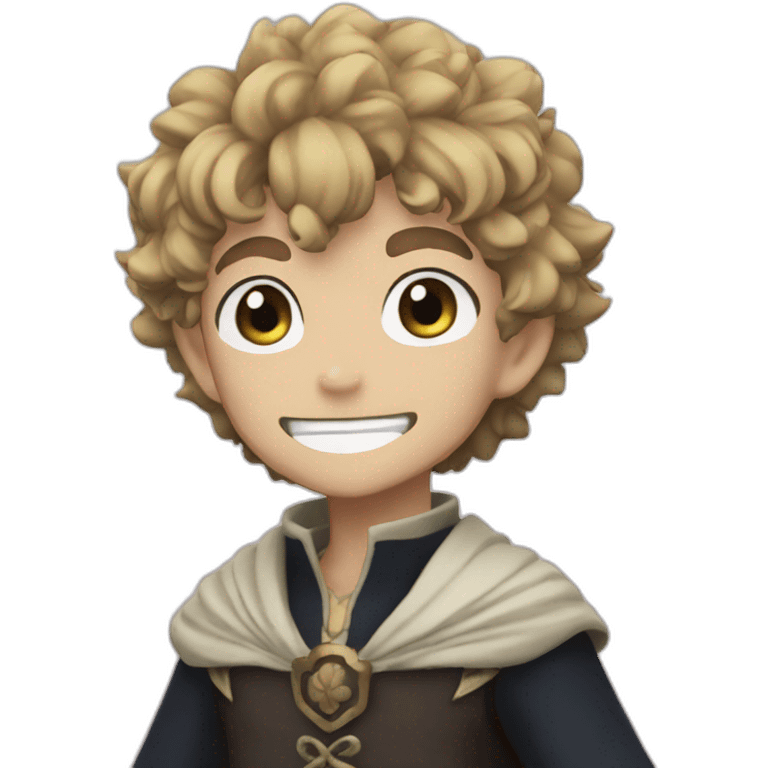 Black clover anmie emoji