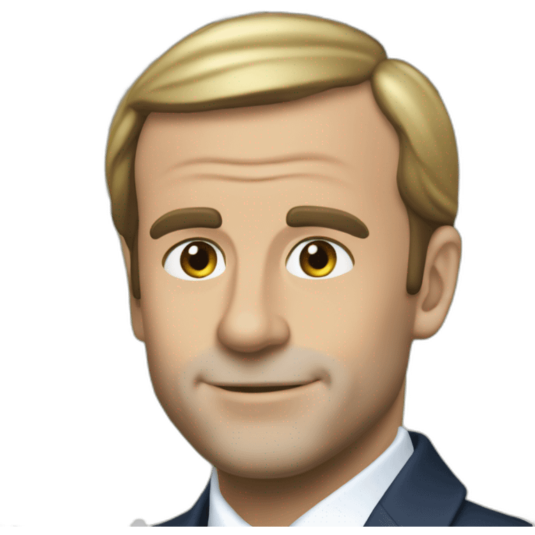 Macron brûle un billet emoji