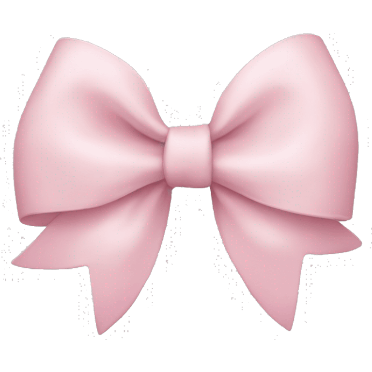 Light pink bow emoji