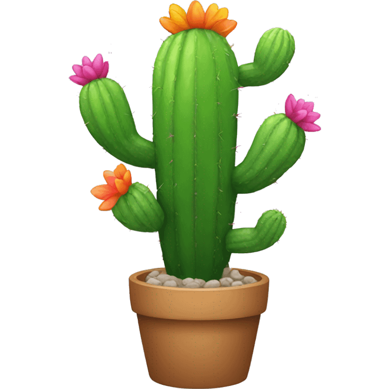 rainbow cactus emoji