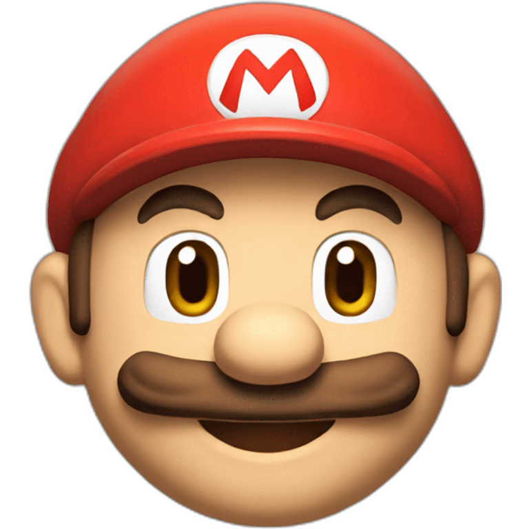 Mario smiling emoji