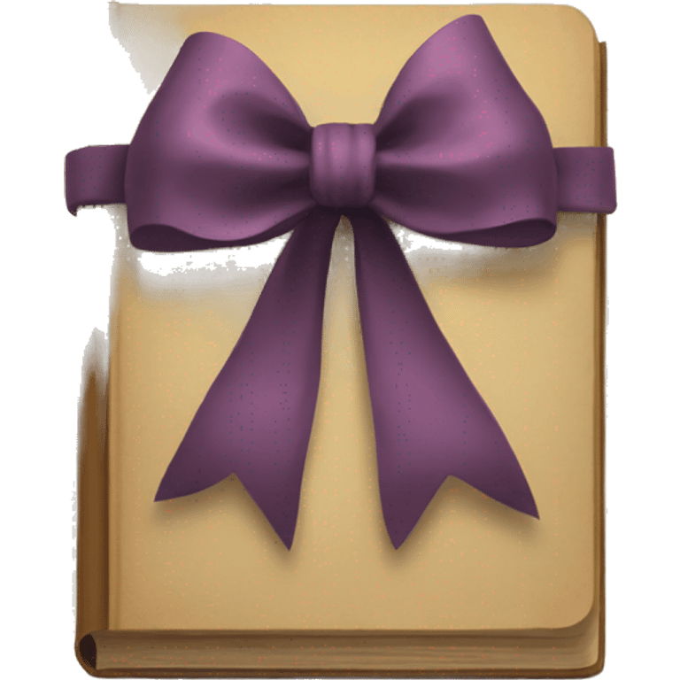 Bows on a book emoji