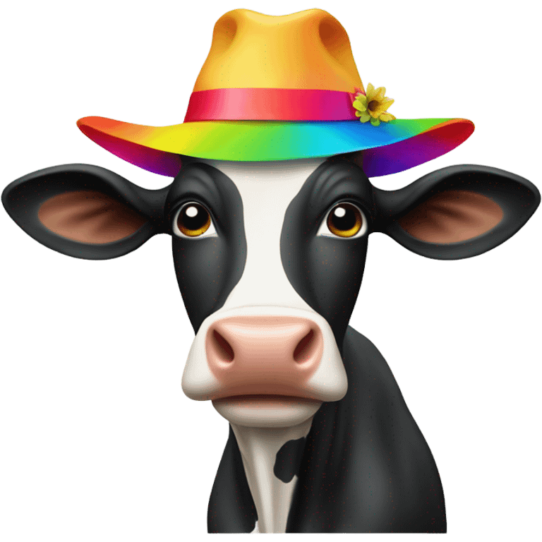 cow with hat emoji