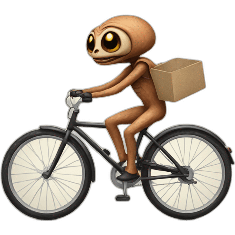 Et on bike emoji