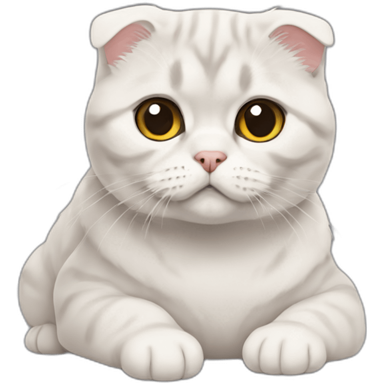 Scottish fold emoji