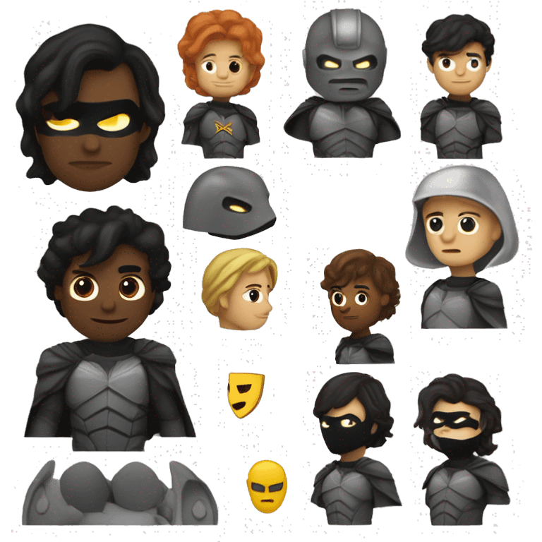 "(...) he's not our hero. He's a silent guardian, a watchful protector. A dark knight.”
 emoji