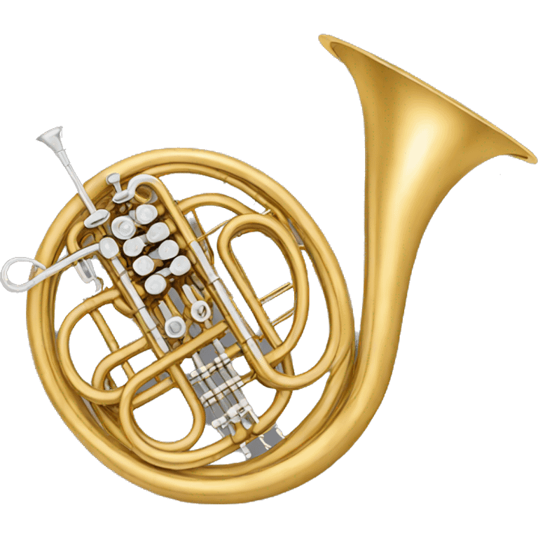 French horn  emoji