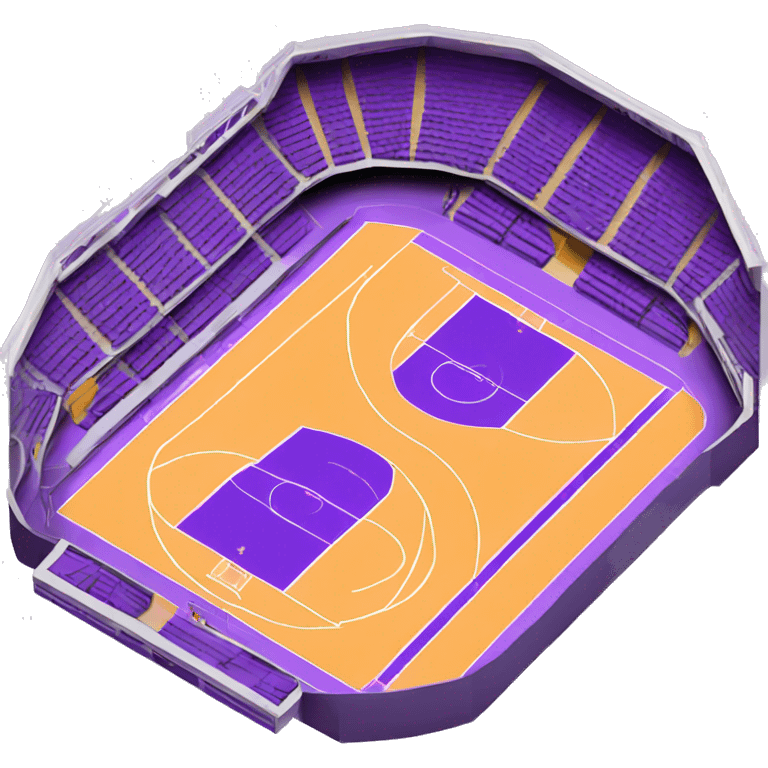 purple basketball stadium emoji